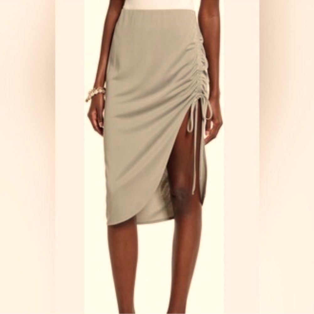 Open Edit Green Skirt